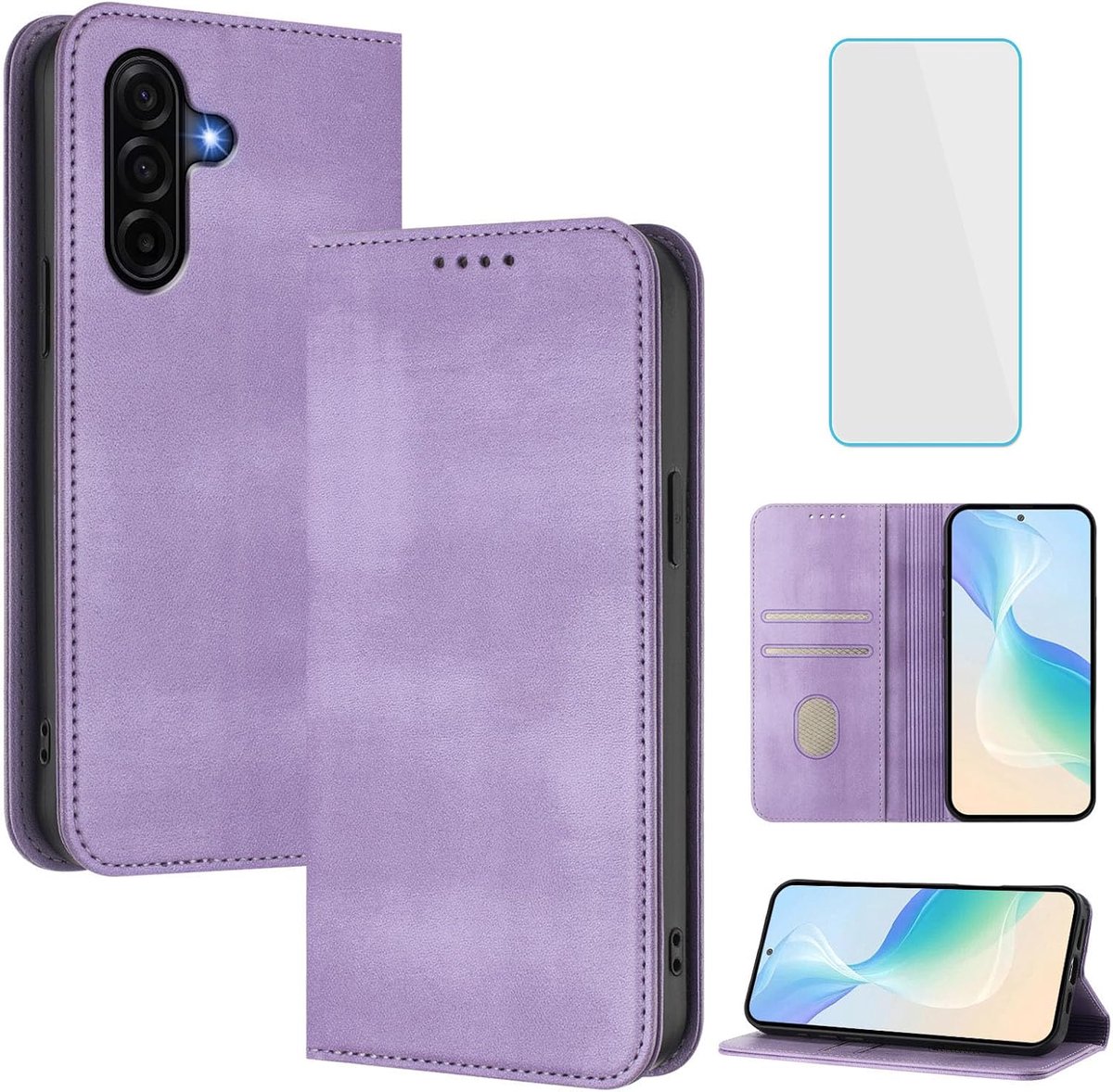 Hoesje voor Samsung Galaxy A57 5G Hoes Paars