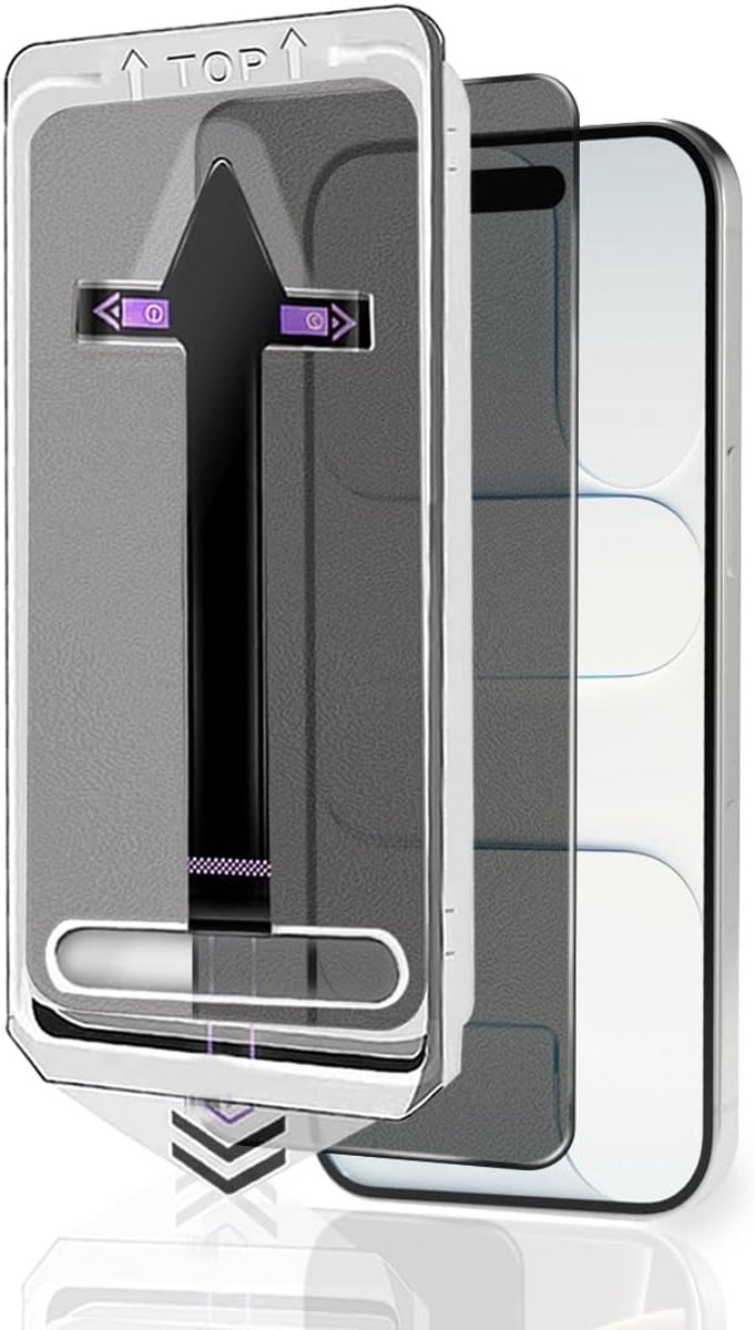 1 stuks Privacy displaybeschermfolie van gehard glas voor iPhone Air, anti-spy, hardheid 9H, krasbestendig, luchtbelvrij, anti-spy-displaybeschermfolie voor iPhone Air