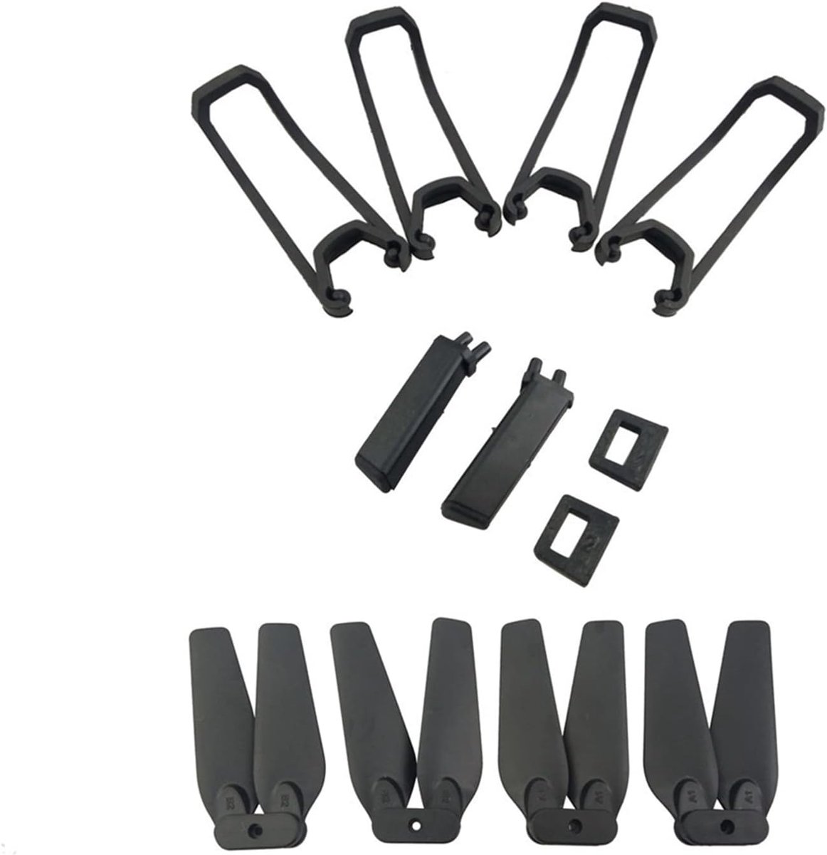 E58 S168 JY019 quadcopter drones vervanging snelspanner opvouwbare propeller beschermende afdekking chassis propeller bescherming riemenhouder bescherming stabilisator chassis