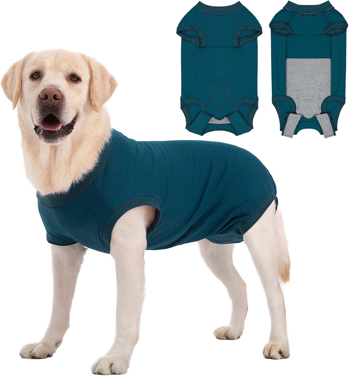 Herstelpak voor honden, beschermt wonden, kegelpakken, medisch huisdiershirt, herstelpakken, chirurgisch pak voor honden voor na operatie, kegelalternatief voor kleine, middelgrote en grote