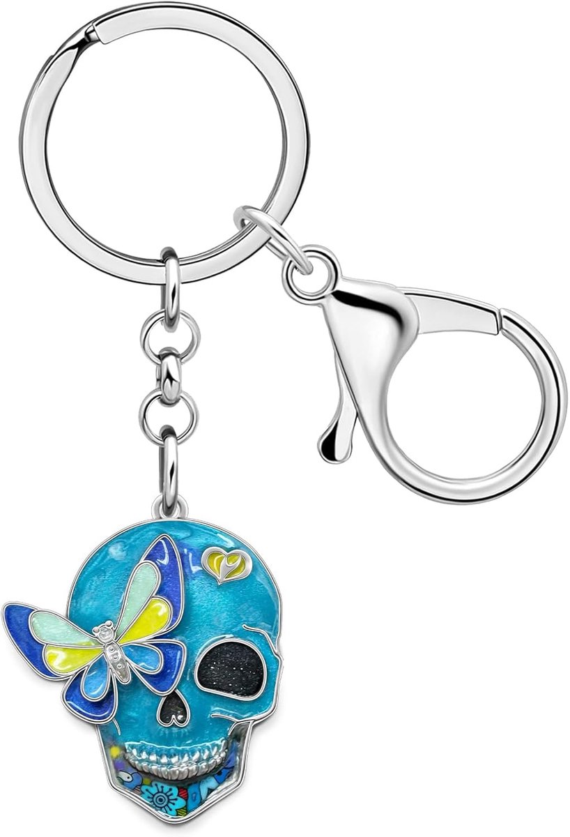 Legering vlinder schedel accessoires