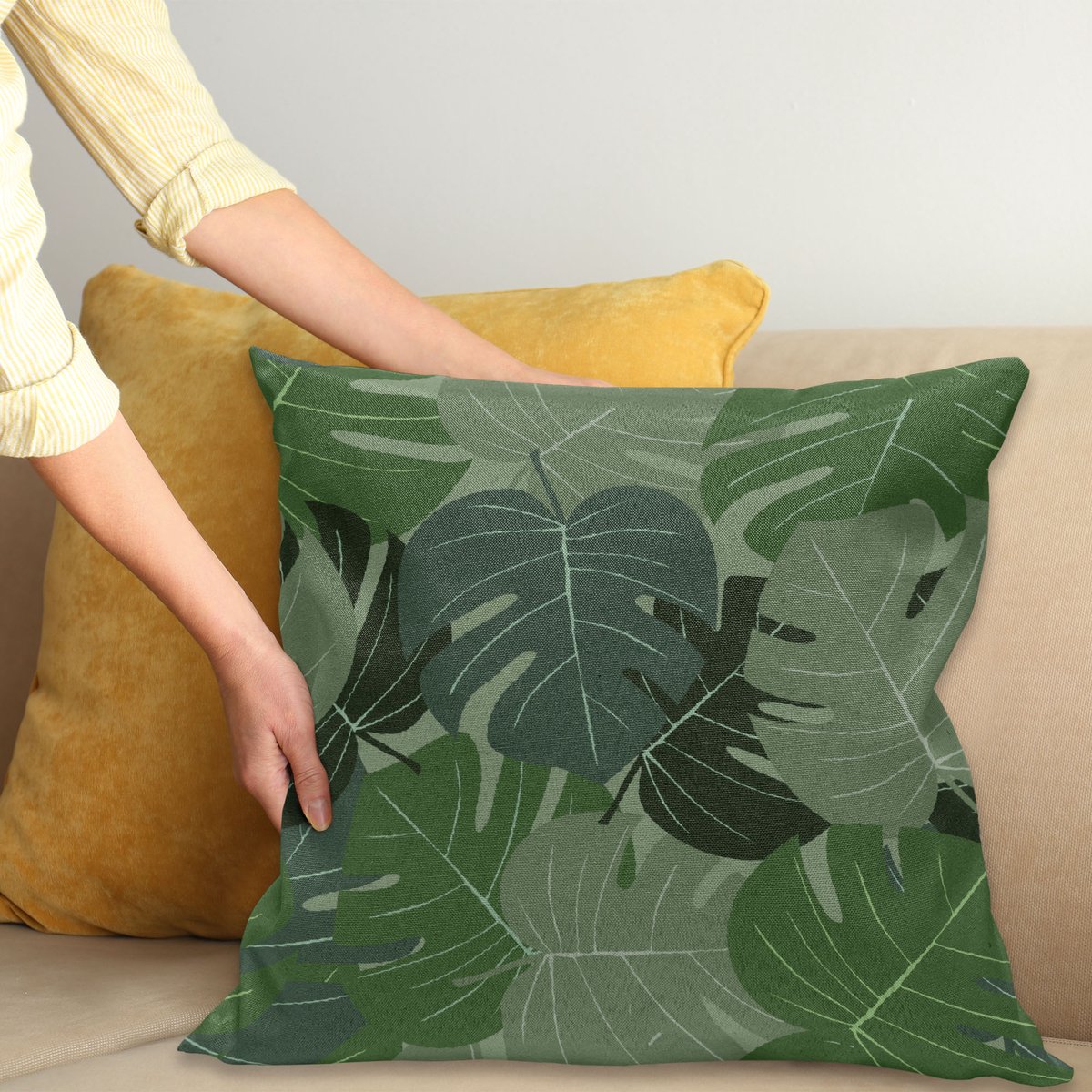 ABAKUHAUS Valentine's Dag Decoratief Sier Kussen Hoes Set van 2, I Liefde You to de Maan en Back Romantisch Ruimte Thema Designs Print, Bank Slaapkamer Woonkamer Kamer Kussen Hoes, 18", Donker Teal en Wit