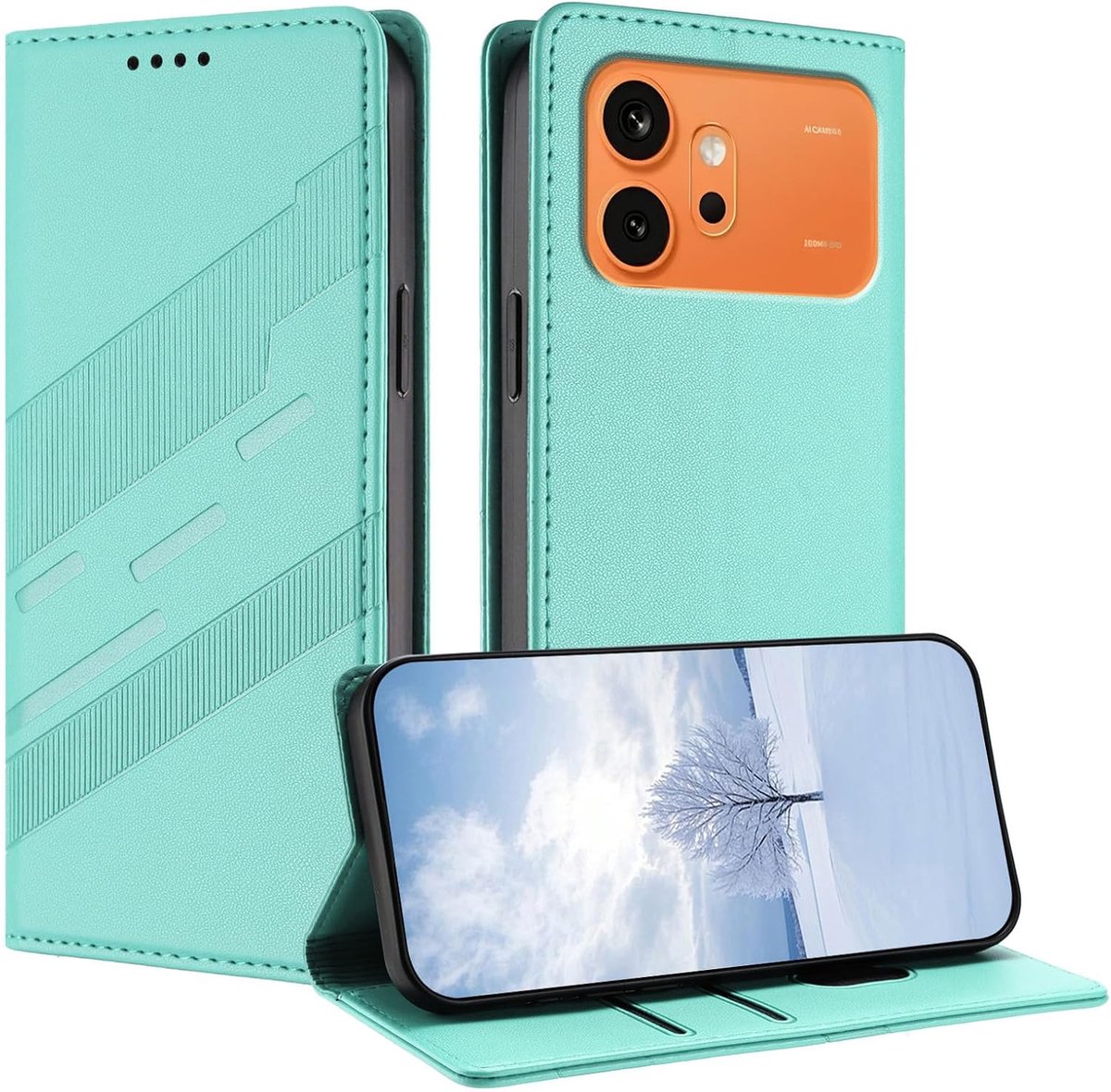 Beschermhoes van leer voor Honor 600