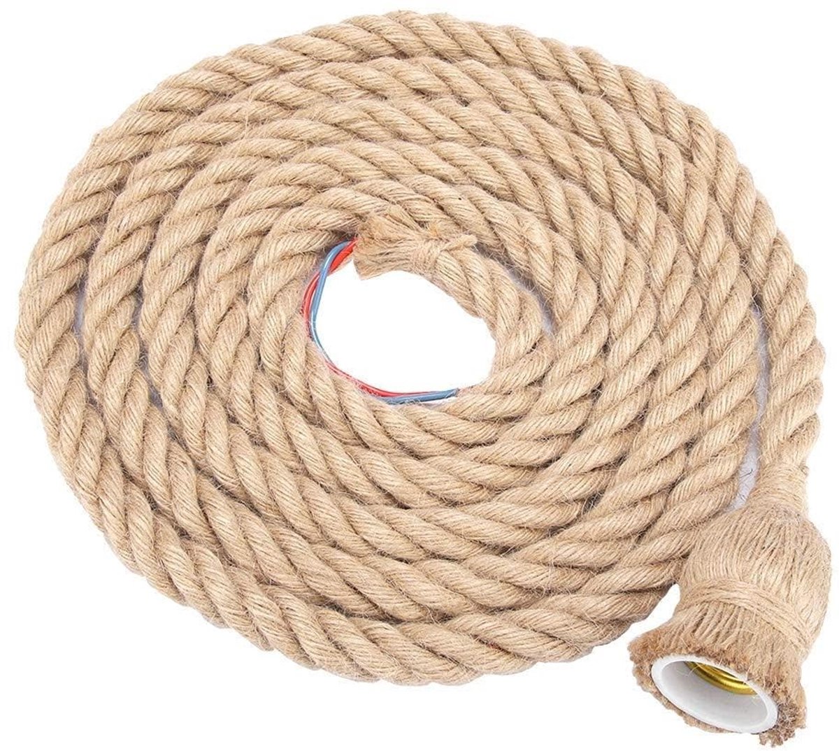 Vintage Hanglamp Kabel van 1,5 m met E27 Fitting voor Retro Verlichting, Industriële Stijl en Decoratieve Hanglampen