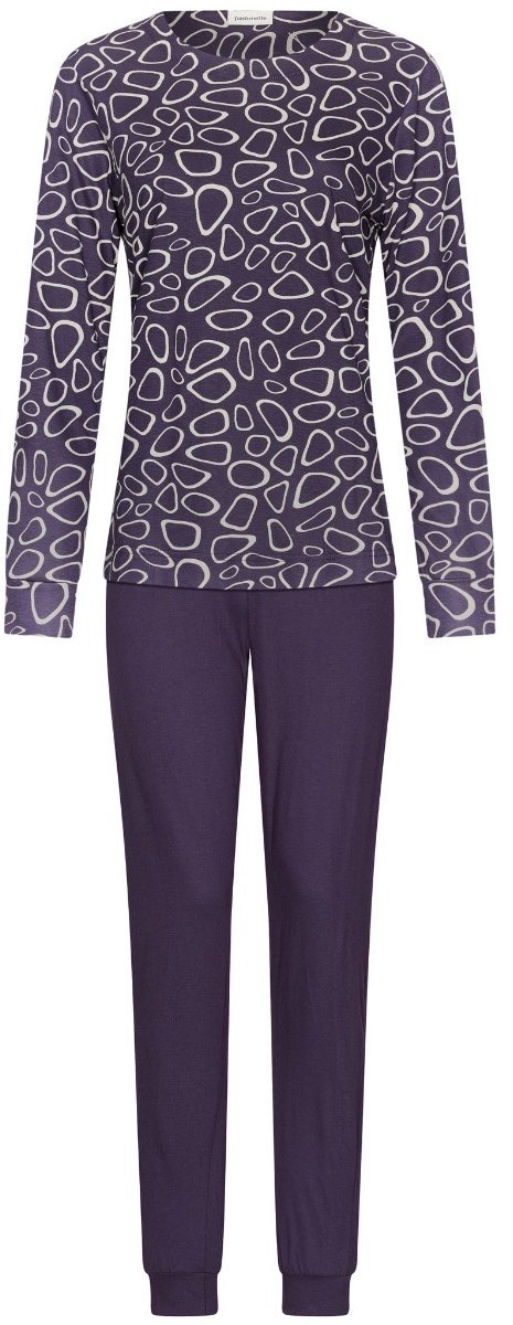 Pastunette - Purple Pebbles - Pyjama - Katoen/Modal - Paars - Maat 46