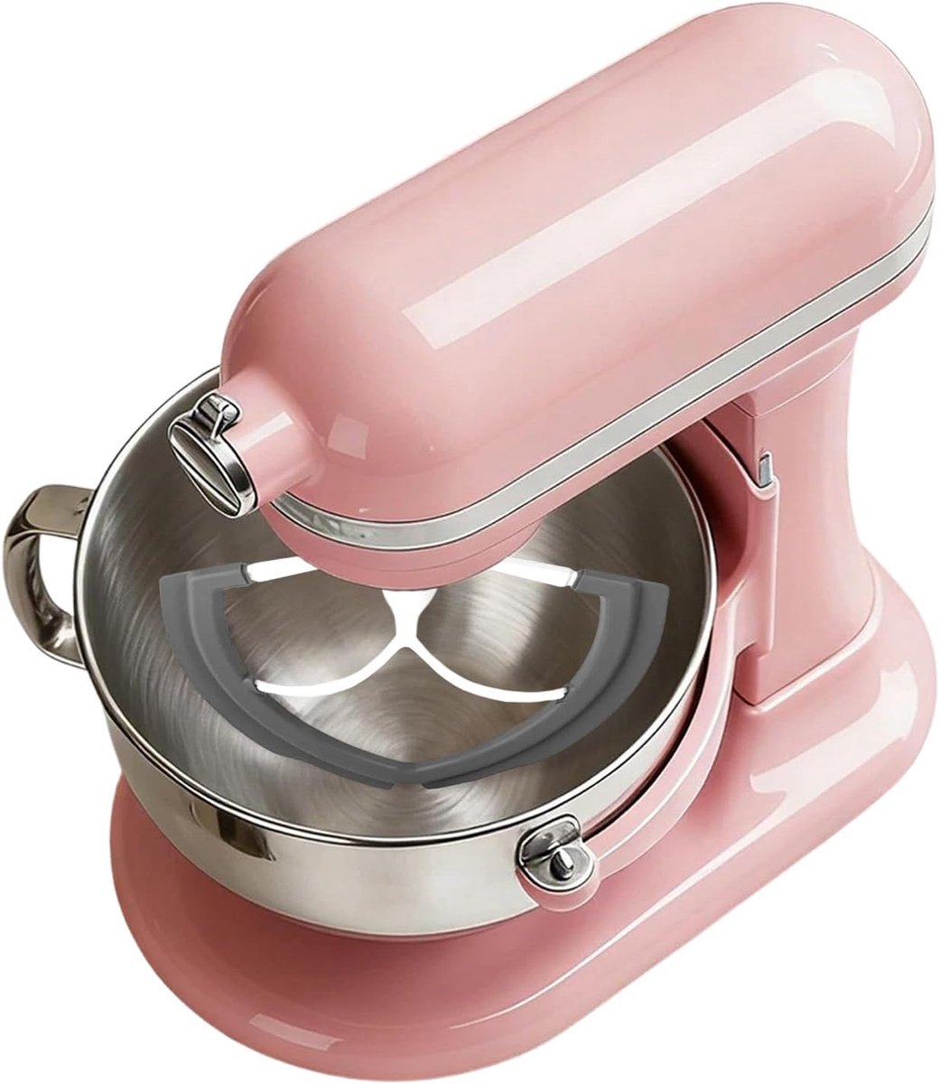 Roerder keukenmachine, platte mixer met siliconen randen