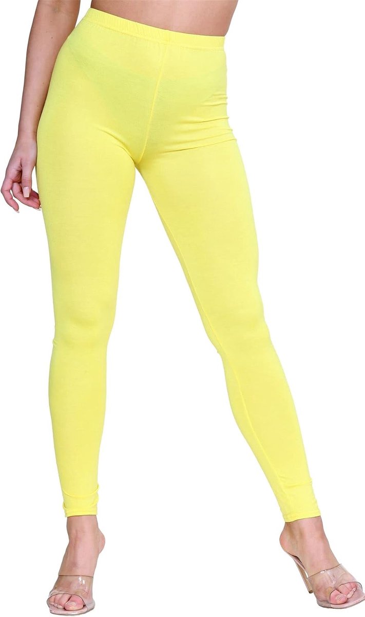 Dames Plain Stretchy Viscose Volledige Enkel Lengte Skinny Leggings Broek Broek Broek