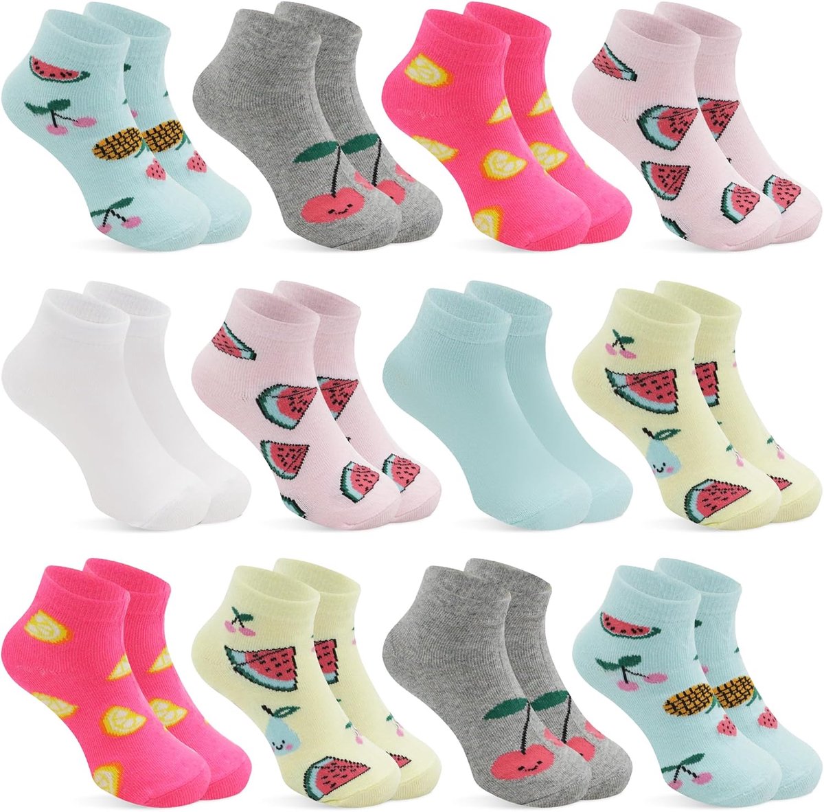 Sokken meisjes sneakersokken bont kinderen korte sportsokken voor zomer katoen schoolsokken meisjes kindersokken sport teniss casual 23-26 27-30 31-34
