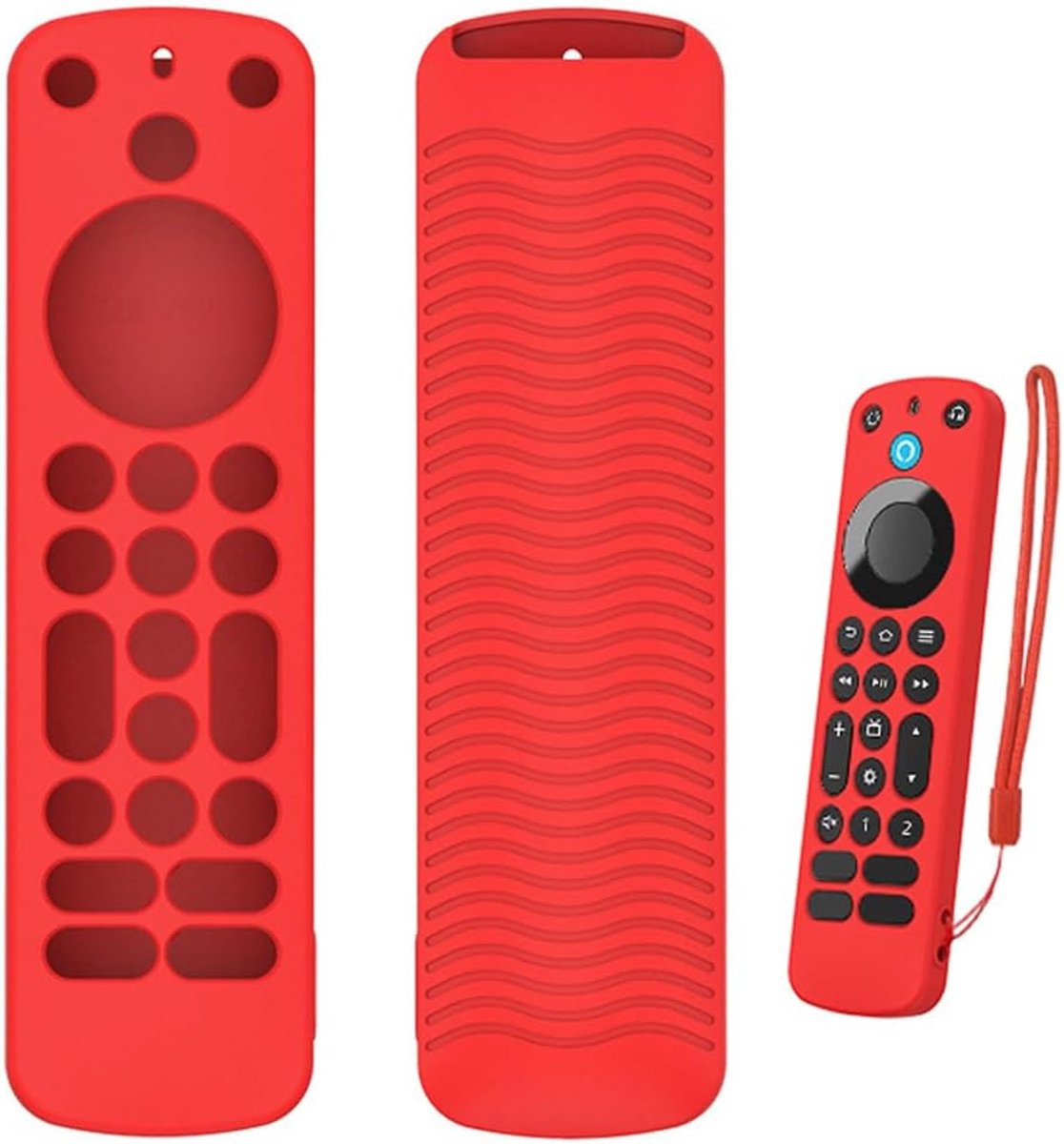 Afstandsbediening hoes voor Alexa Voice Remote Pro voor Fire TV Cube Remote Pro, antislip siliconen beschermhoes, afstandsbedieningsafdekking voor tv-accessoires