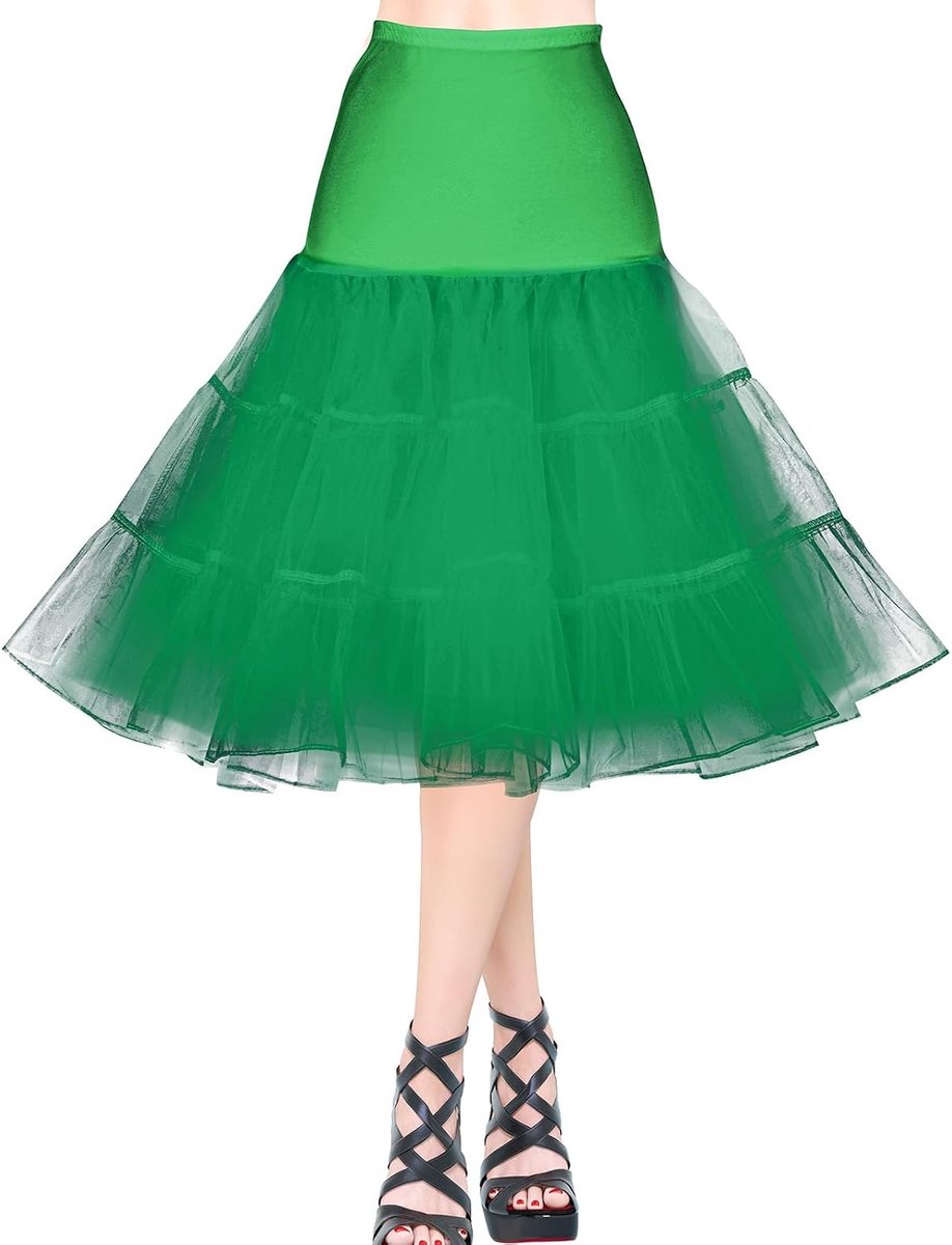 Petticoat, voor dames, vintage, retro, petticoat, 50 stuks, verschillende maten, onderrok met kant voor eindexamenbaljurk, bruidsjurk 1950, rockabilly