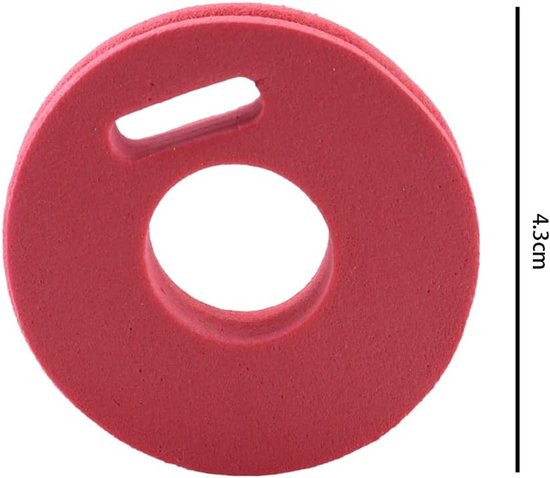 Pak van 100 Visschuimspoel met Slot, Rewinder Vislijn Rond Schuim Orfach Winder Tool Line Winder Willekeurige kleur — afbeelding 4