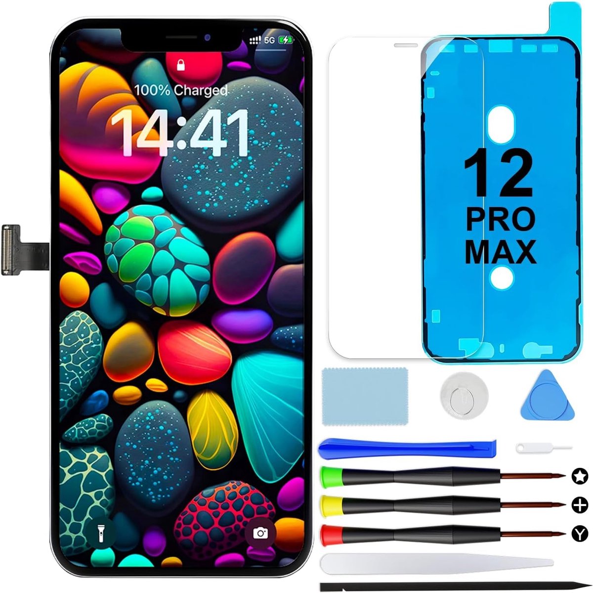Scherm voor iPhone 12 Pro Max LCD Vervanging 6,7" Touch Digitizer Display