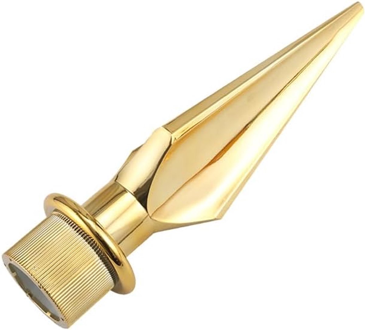 Plastic Vlag Pole End Cap Topper Finial, Speer Vlaggenmast Topper Ornament, Nationale Vlag Hoofd Vervanging, Zilver Goud Opties