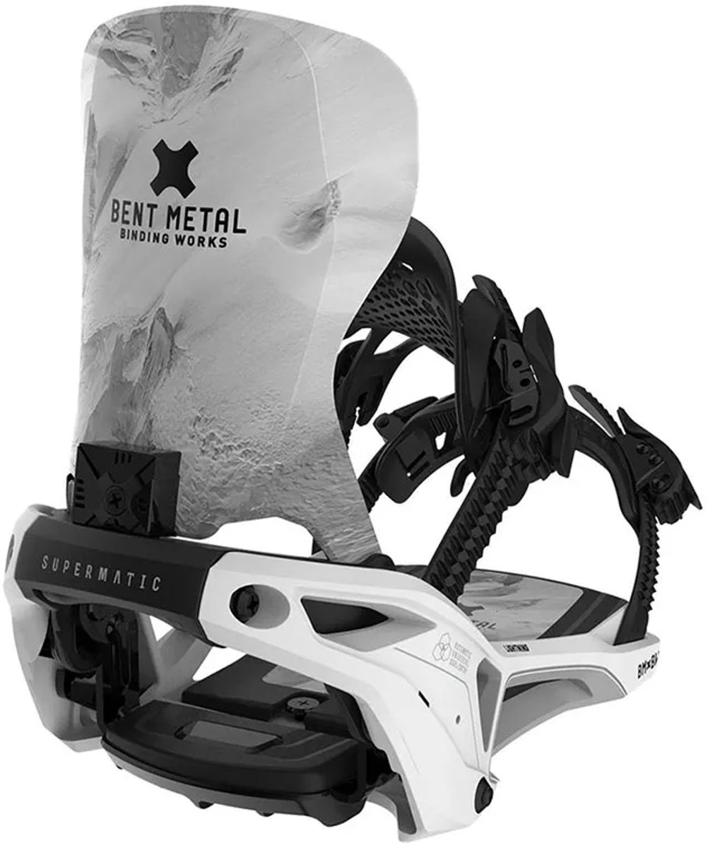 Bent Metal Lightning Supermatic Snowboardbindingen Grijs M