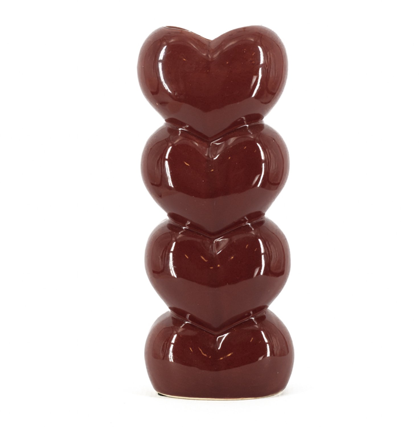 Aardewerk vaas Hearts M