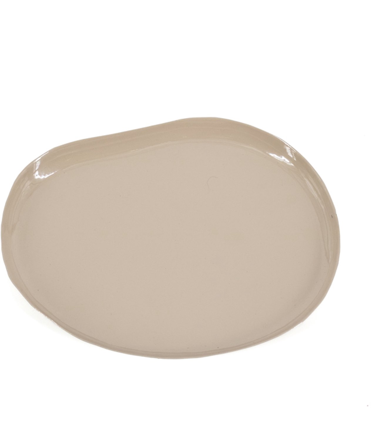 Metalen dienblad Rin S glossy sand