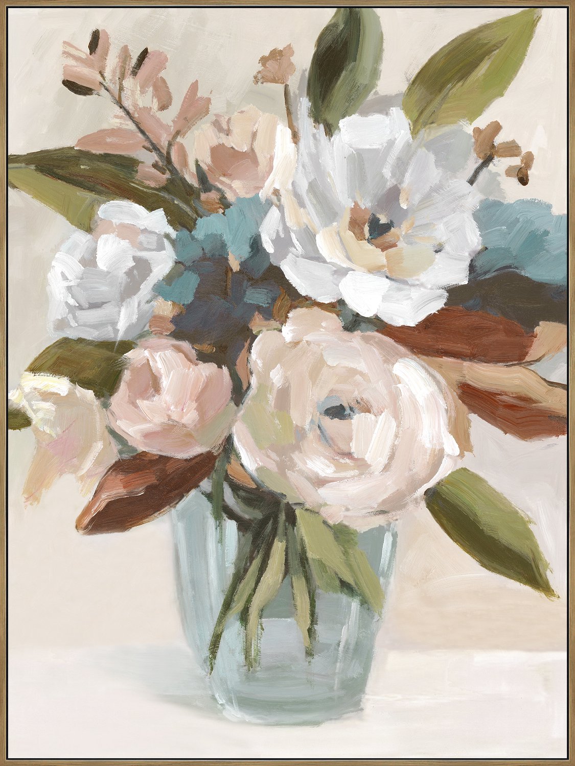 Schilderij bloemenvaas
