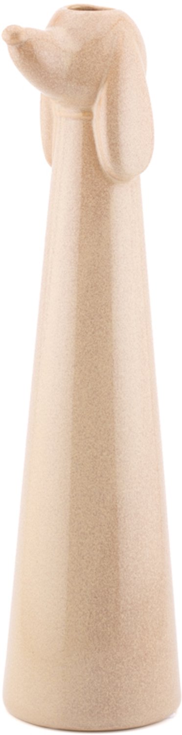 Aardewerk vaas Canis beige L