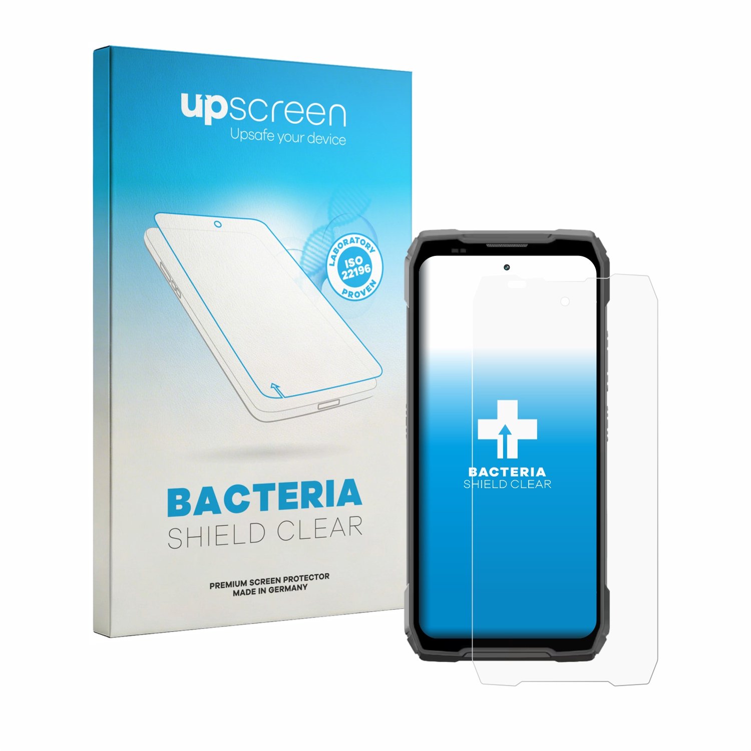 upscreen - Screenprotector voor Blackview Xplore 6 - Folie Beschermfolie transparant antibacterieel