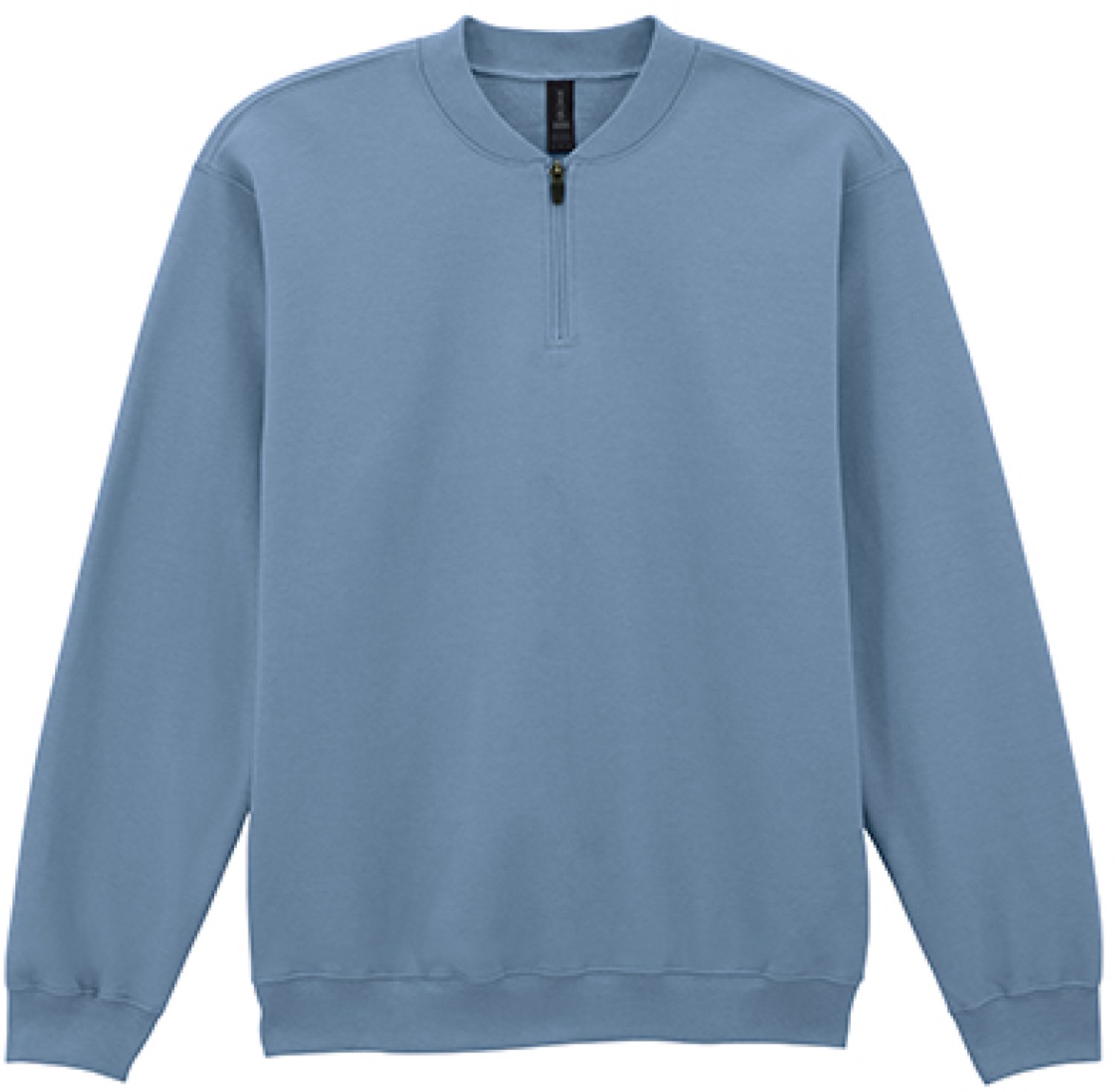 Gildan Softstyle® Midweight Adult Fleece 1/4 Zip Sweatshirt Stone XXL Blauw
