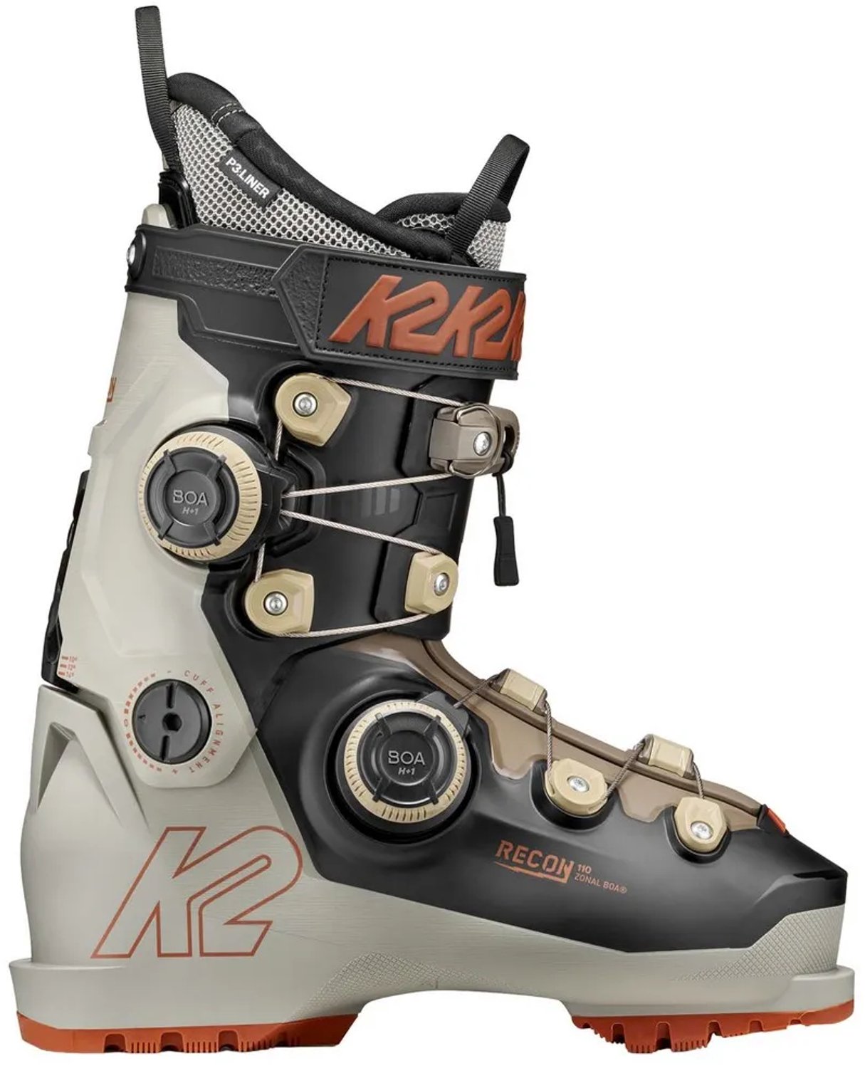 K2 Skis Recon 110 Zonal Boa Alpine Skischoenen 26.5 Zilver