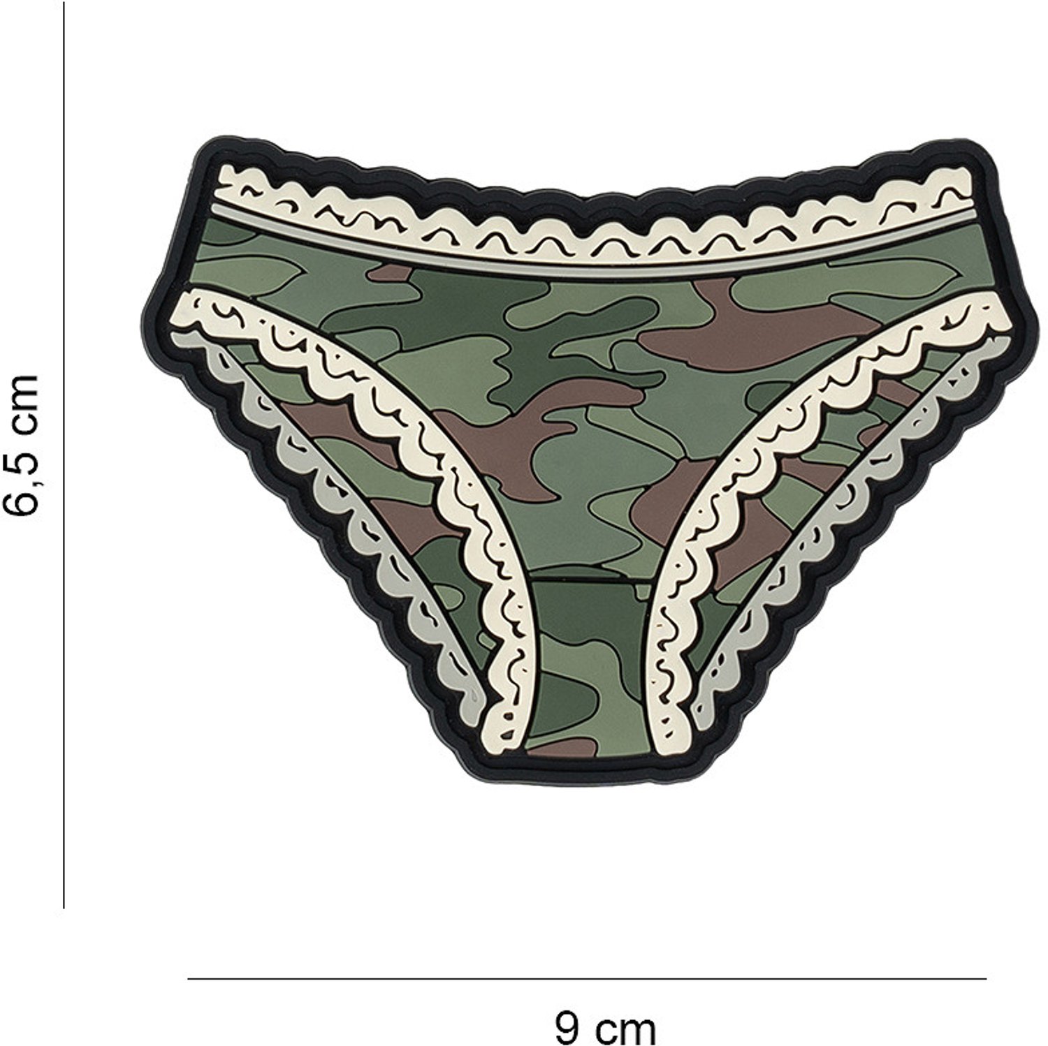 Embleem 3D PVC Camo slip #16021