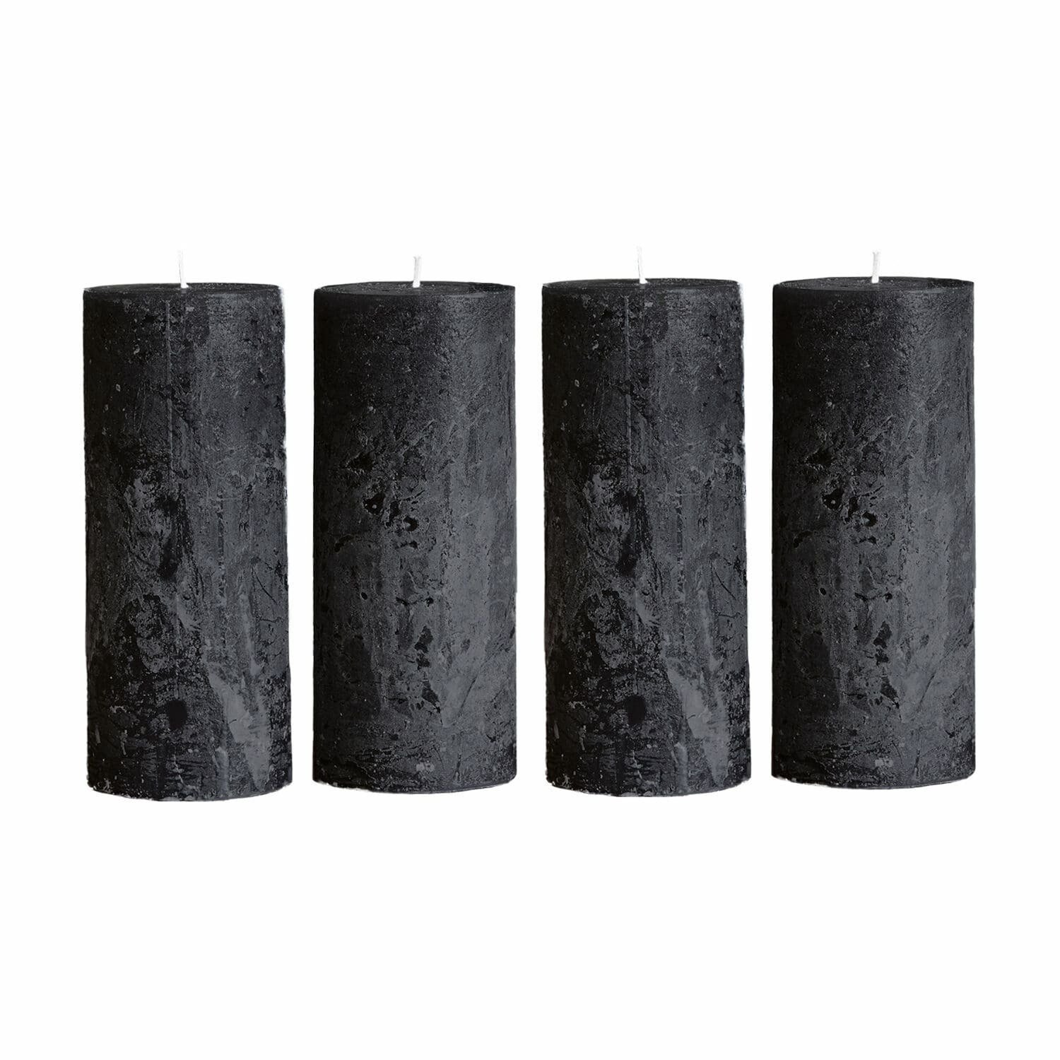 Loberon Kaars set van 4 Homel antraciet