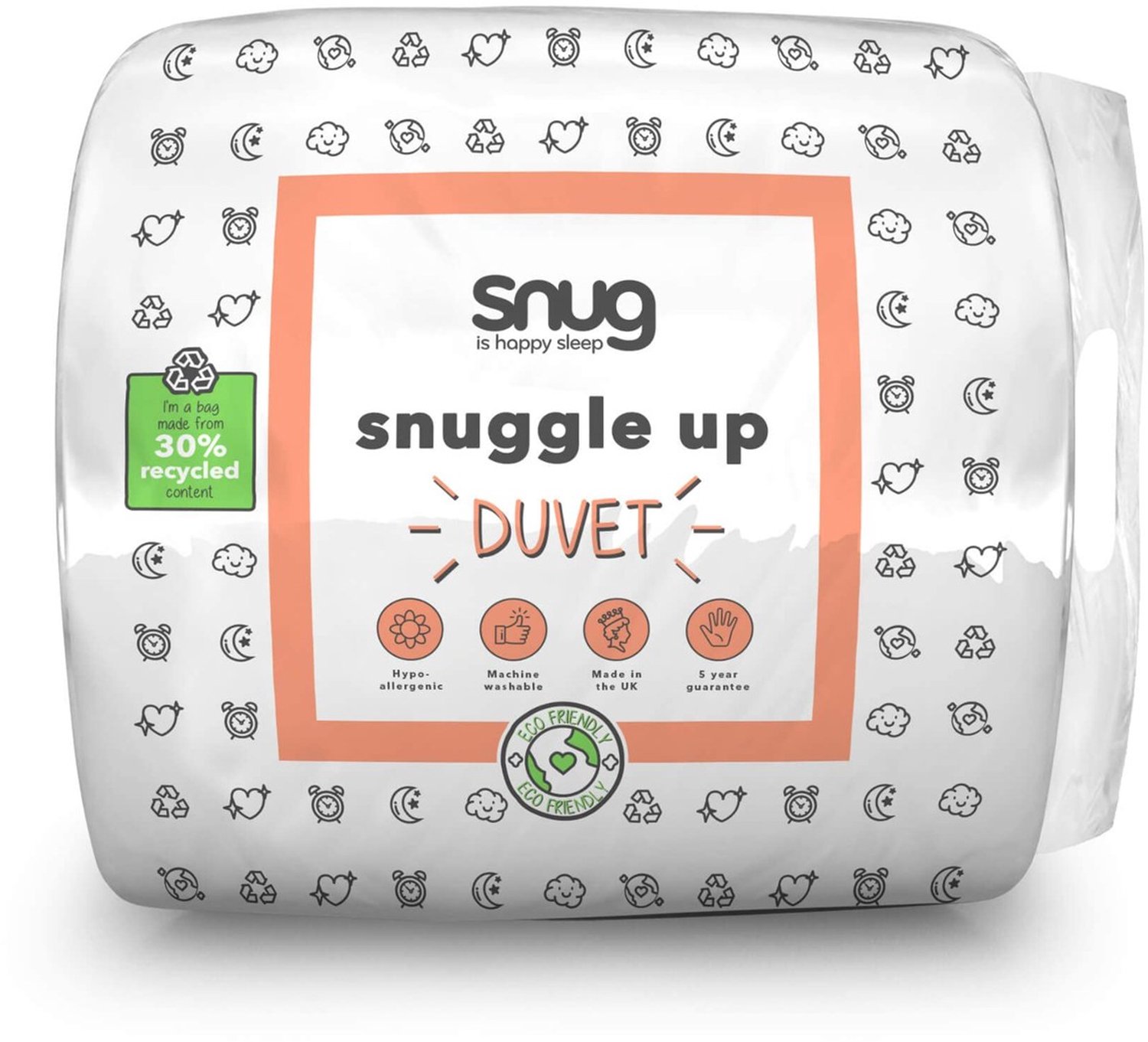 Duraxl Dekbed - 13,5 tog - Tweepersoons - Hypoallergeen Wit