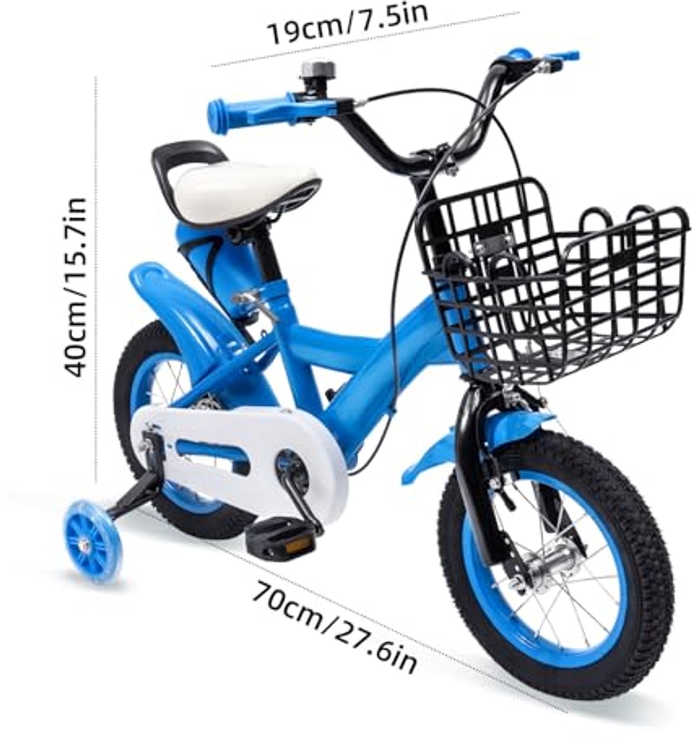 Kinderfiets met Steunwielen en d