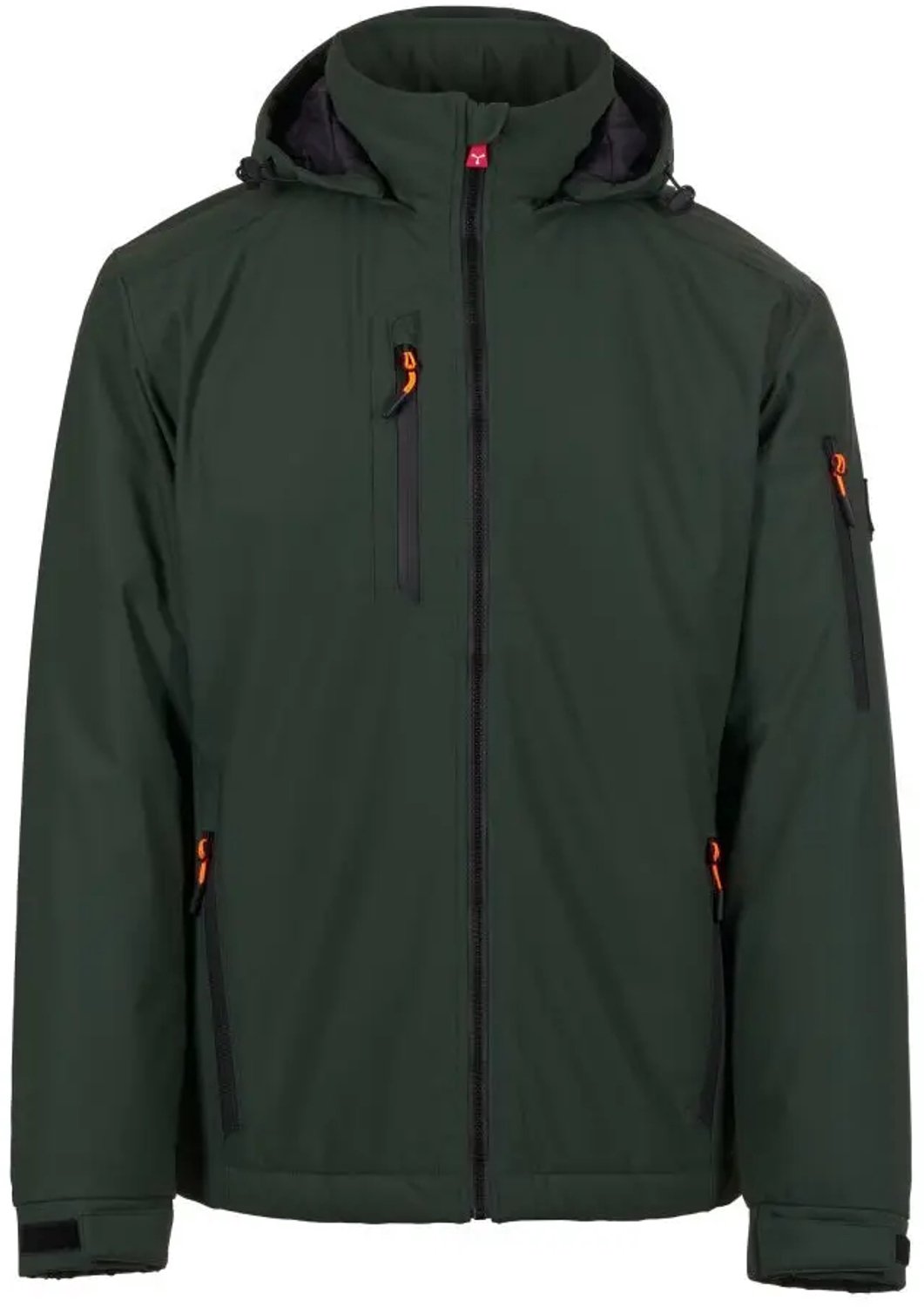 gevoerd softshelljack Payper Wear Creek Pad Ultralite Bosgroen