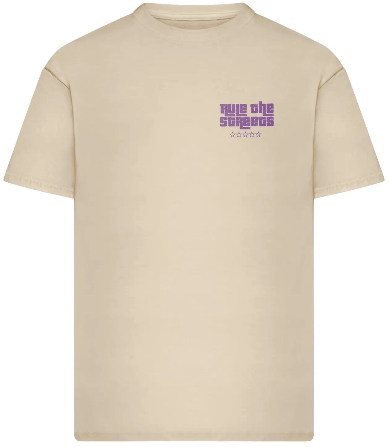 T-shirt Mister Tee Rule The Streets Whitesand