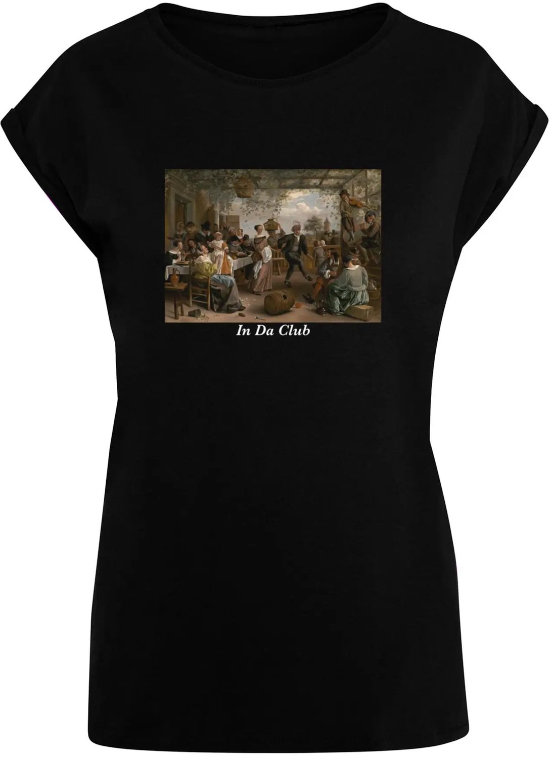 T-shirt dames Mister Tee Club New Zwart