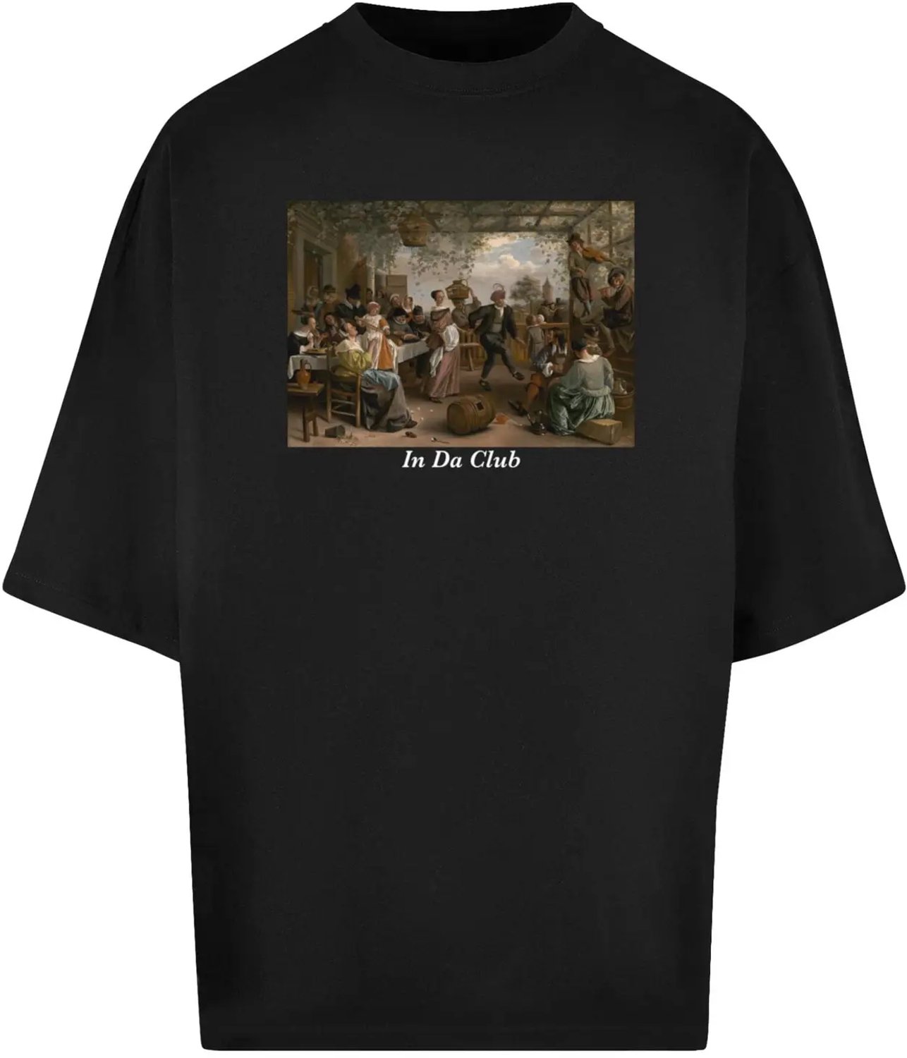T-shirt Mister Tee Club New Huge Zwart