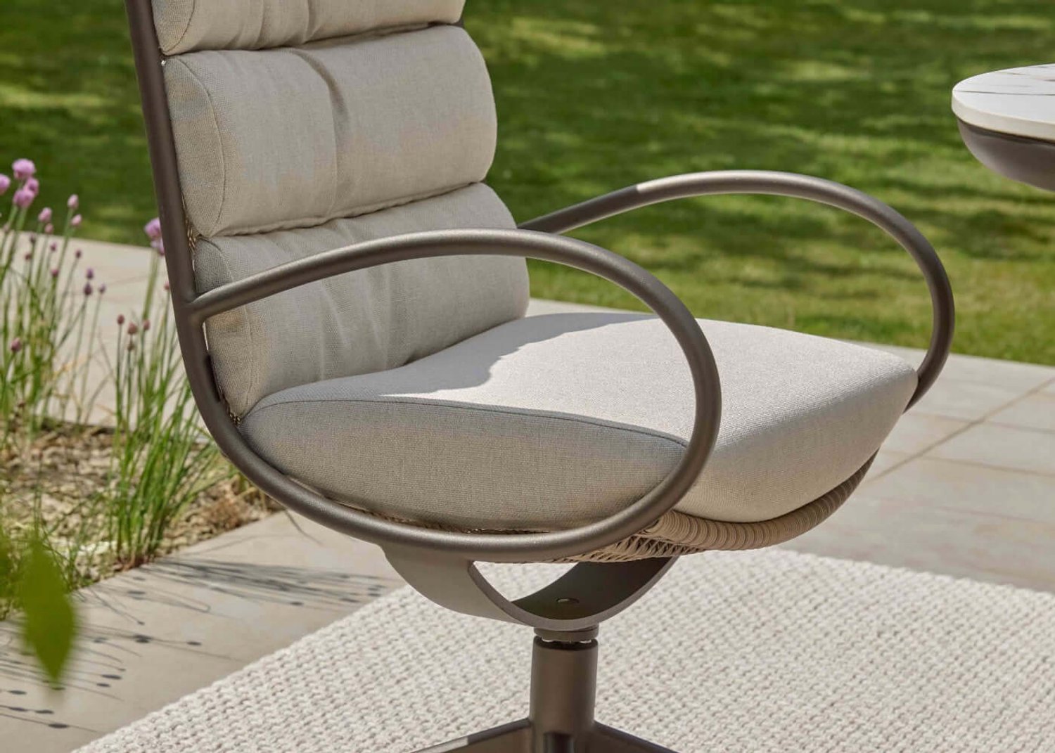 Apple Bee Camp Bay/Zanzibar Tuinset - 7-delig - 220 cm - Bronze