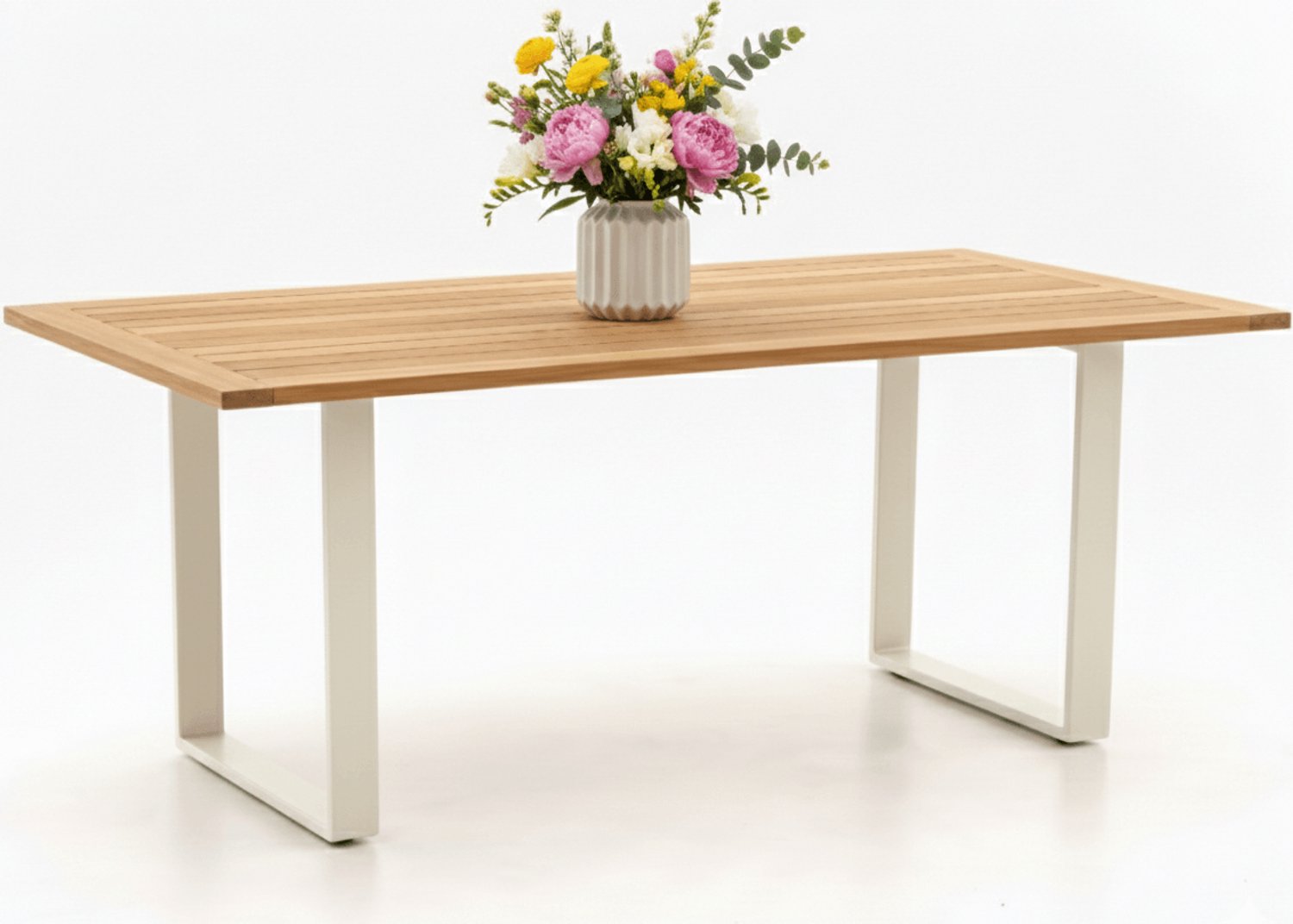 Apple Bee Condor Dining Table 190 x 95 cm - Oyster - Aluminium