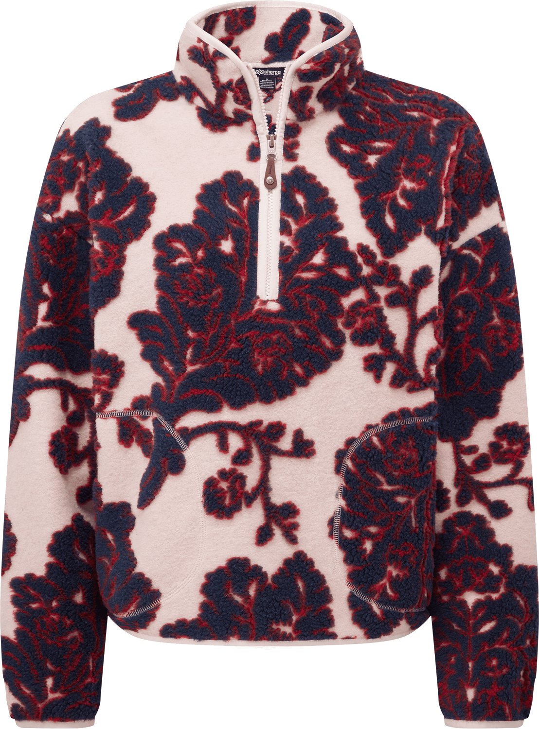 Sherpa Adventure Gear Tara Kwart Rits Fleece Ecru Creme