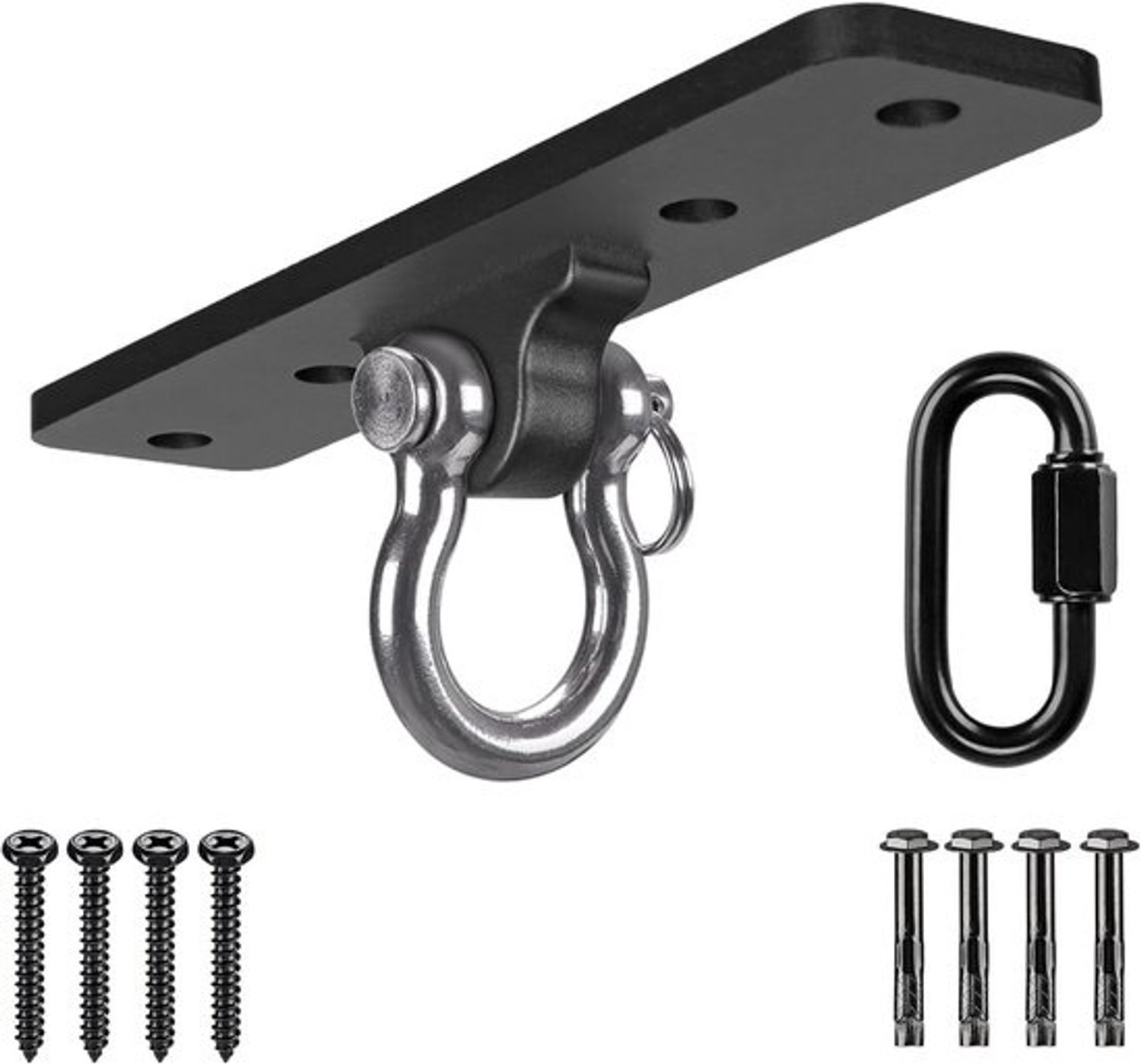 Plafondhanger voor hangmatten en schommels - Beugelset voor binnen en buiten
