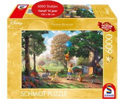 Schmidt - Legpuzzel - Disney, Winnie Pooh - Winnie de Poeh- Thomas Kinkade Studios - 6000 stukjes - Volwassenen - vanaf 14 jaar