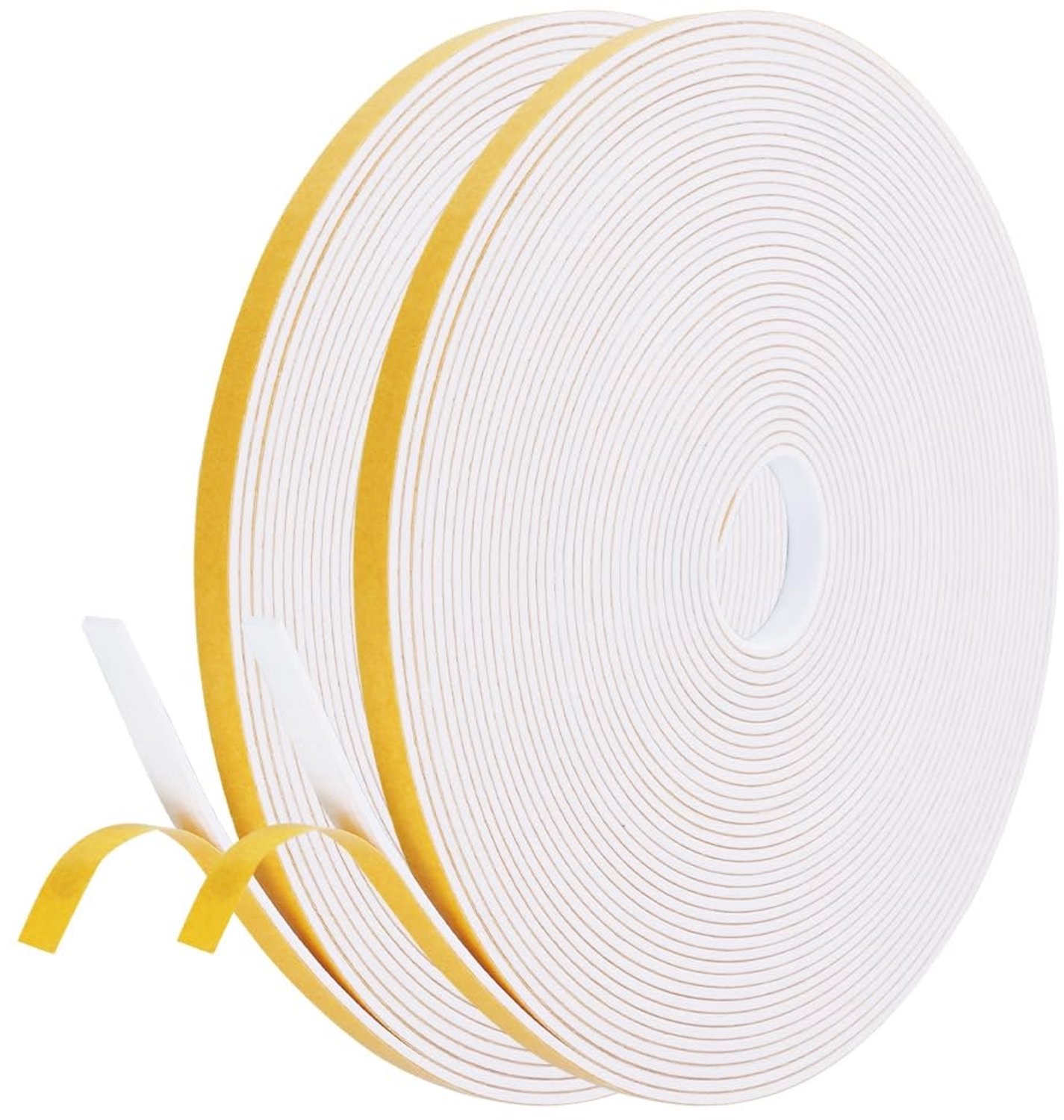 Afdichtingsstrip - 20 m - 6 x 1,5 mm - Zwart