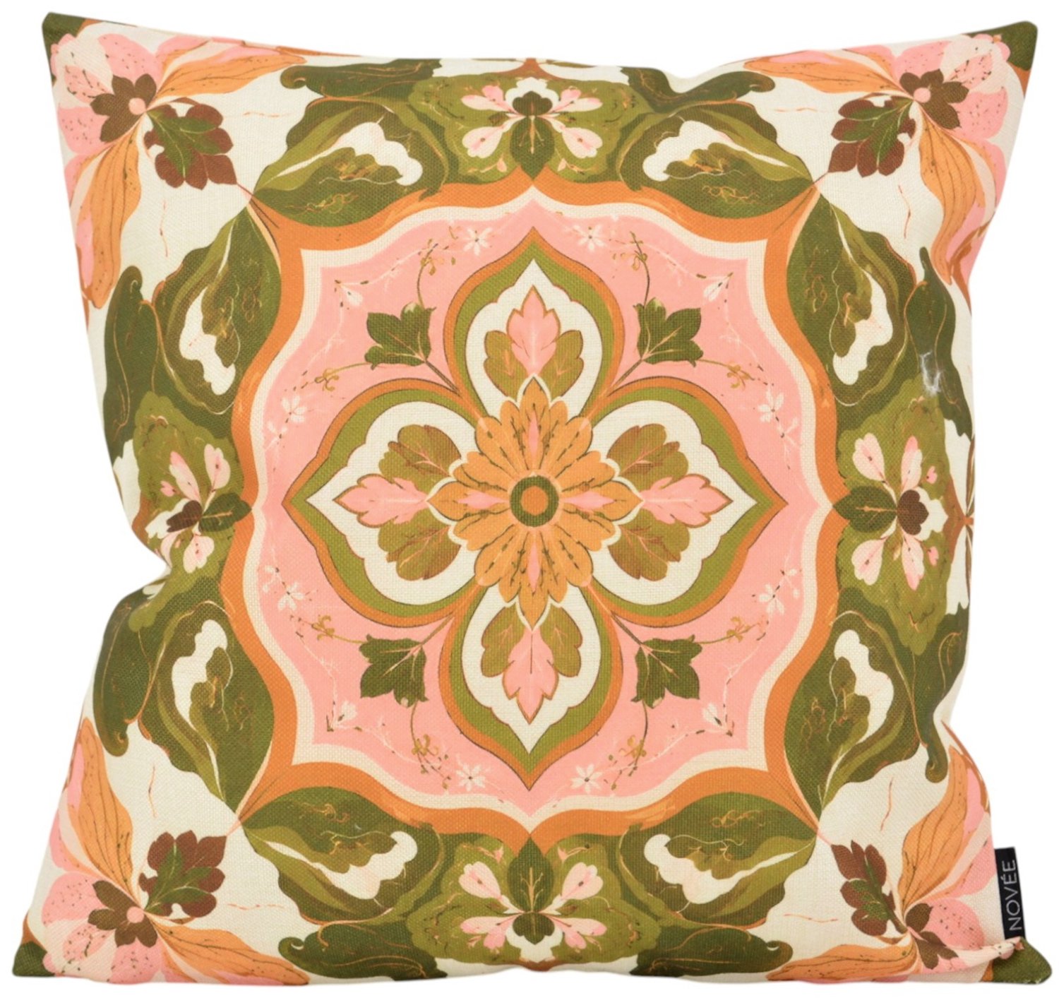 NOVÉE Sierkussen Botanical Blush | 45x45 cm | Katoen/Linnen multi