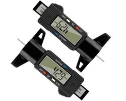 Bandenprofieldieptemeter Digitaal - 0-25 Mm Meetbereik - Compact En Lichtgewicht - Voor Auto En Fiets