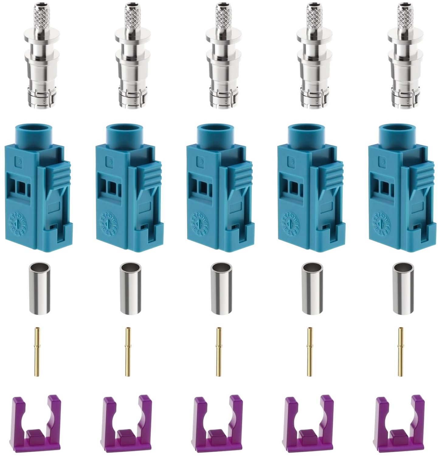 Fakra Antenne Plug Reparatiekit met 5 Sets