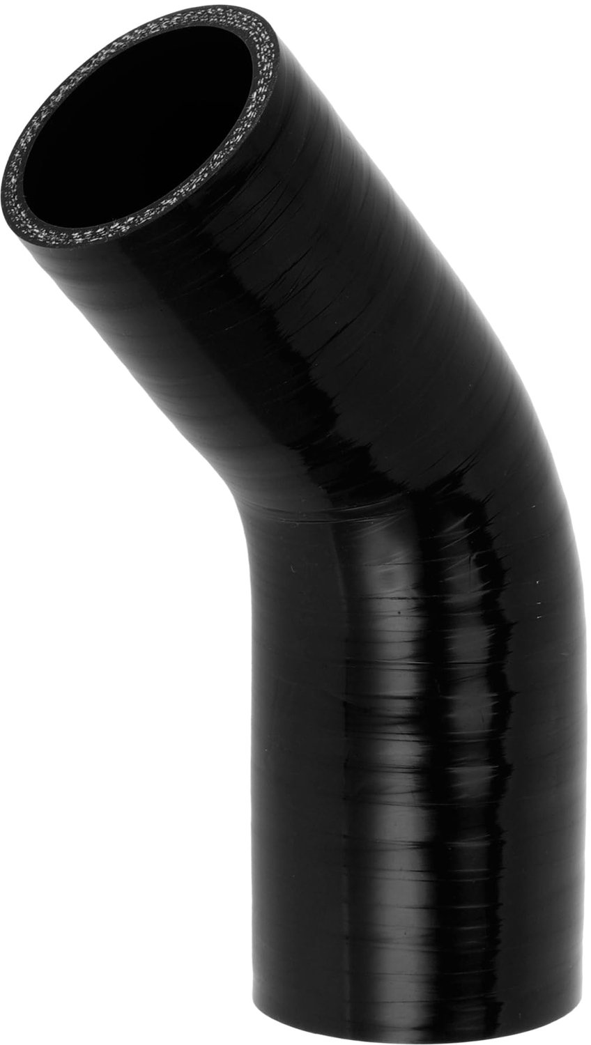 Auto Silicone Slang 45-51mm - Zwarte 45 Graden Koelslang