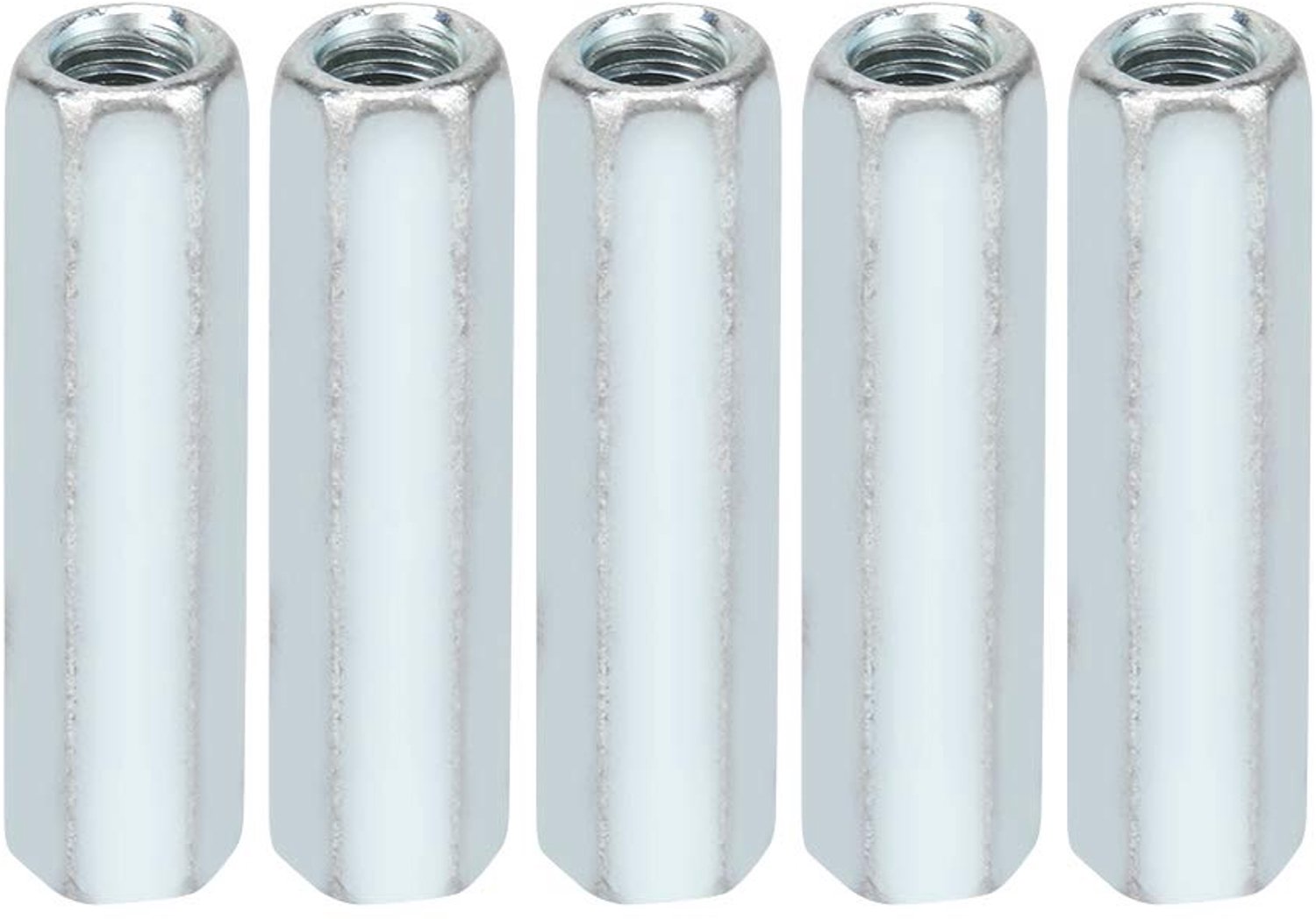 Moer Zeskant 5 stuks - M6 × 40 mm - Bevestigingsmiddelen - Koolstofstaal - Corrosiebestendig - Voor machines en apparaten - Bevestigingsmiddel