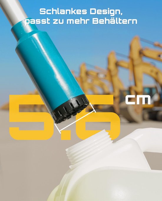 Draadloze stick transfer pomp voor water/diesel — afbeelding 4