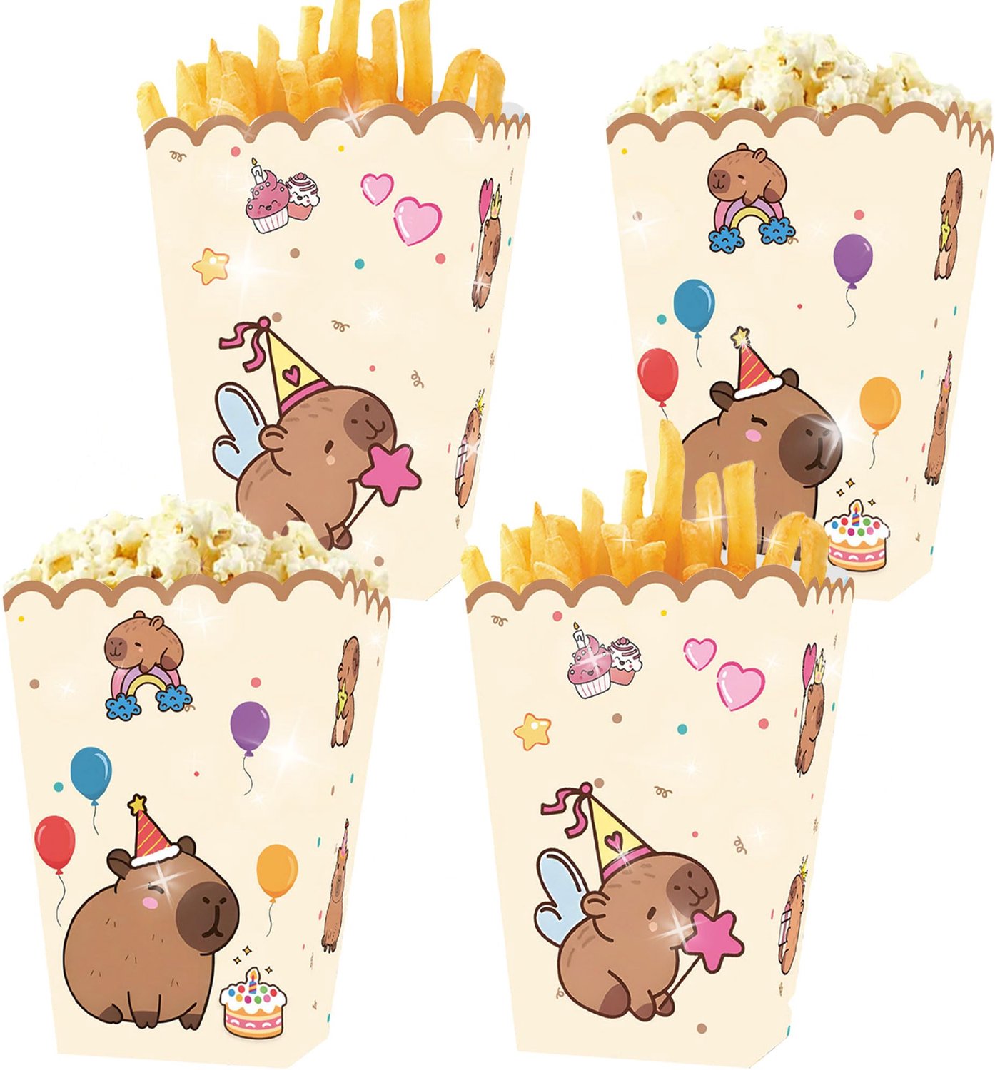 Capybara Party Gift Boxes voor Snoep en Traktaties
