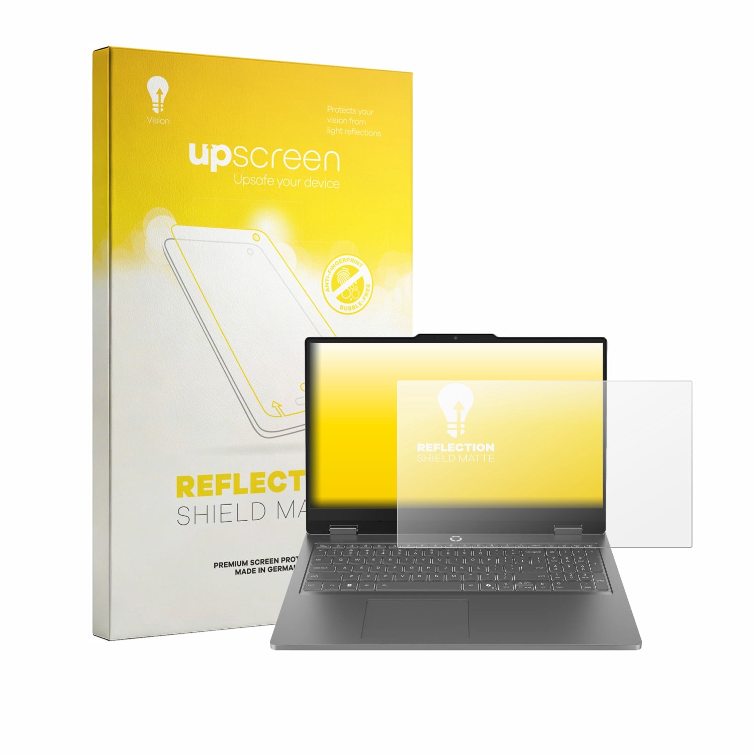 upscreen - Screenprotector voor Lenovo LOQ Essential Gen 11 15" - Folie Beschermfolie anti glare matte