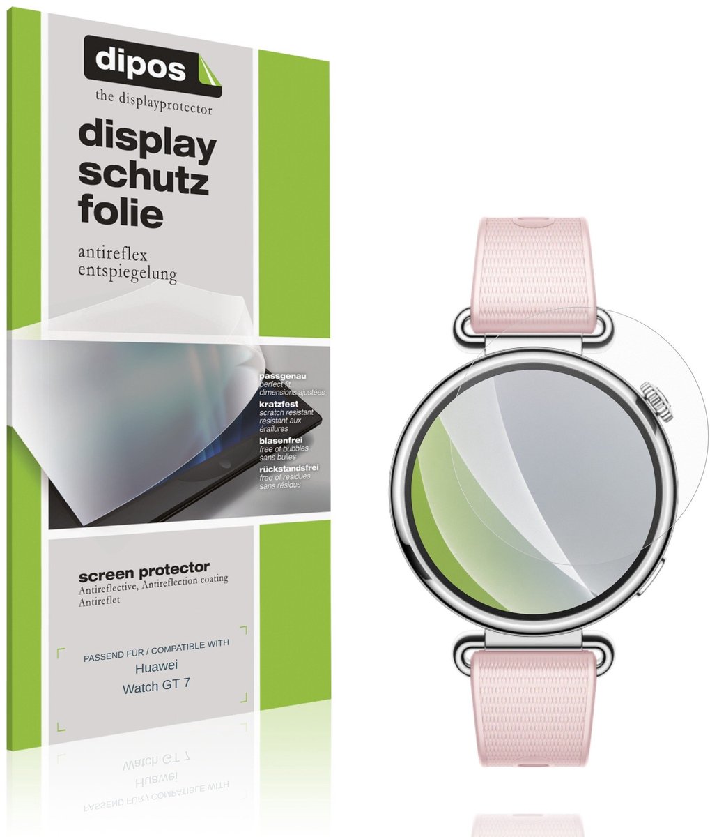 dipos – 6x Matte Beschermfolie geschikt voor Huawei Watch GT 7 | Krasbestendige & antireflecterende Screenprotector Ultra-Thin