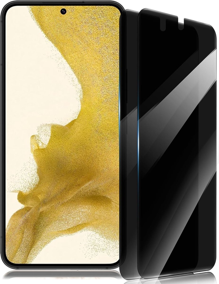 2 stuks gehard glas anti-spionage voor Samsung Galaxy S22 5G