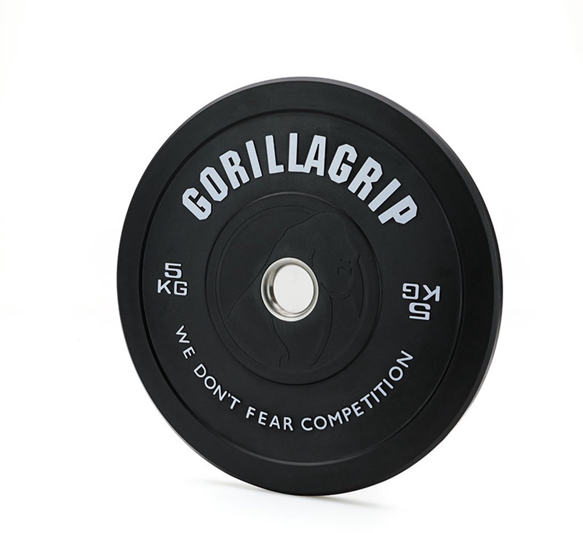 GorillaGrip Bumperplate 5 kg per stuk - Halterschijf 50 mm rubber